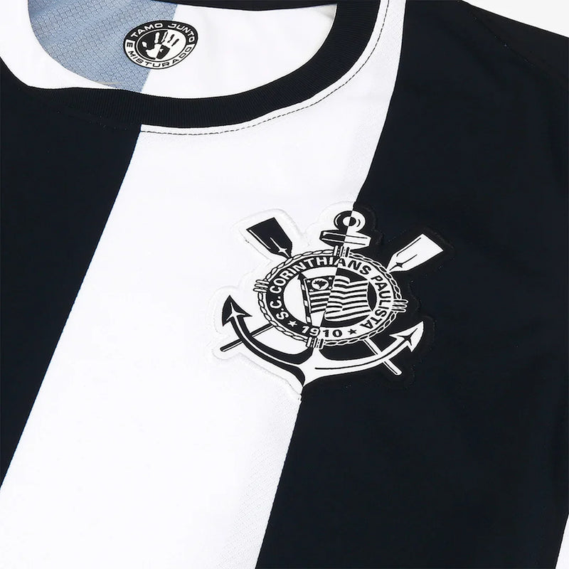 Camisa Corinthians lll 2024/25 Branca e Preta - Modelo Torcedor