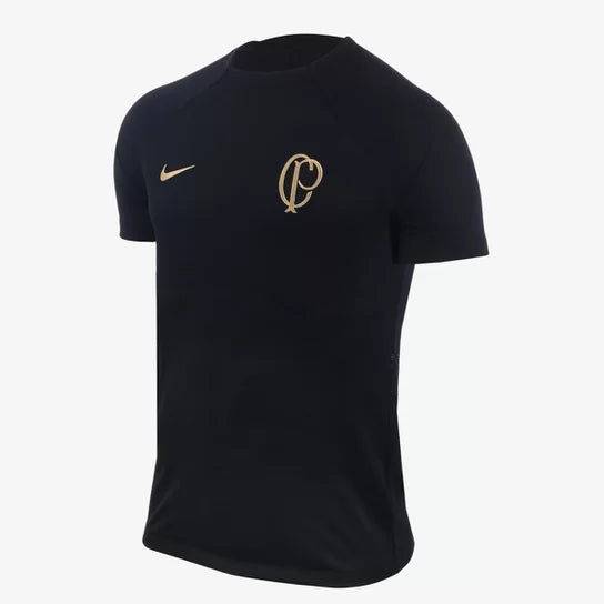 Camisa Corinthians Treino 2023/24 Preta - Modelo Torcedor