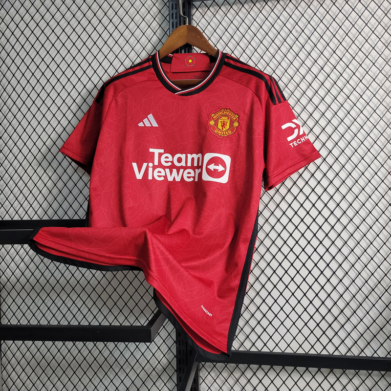 Camisa Manchester United l 2023/24 Vermelha - Modelo Torcedor