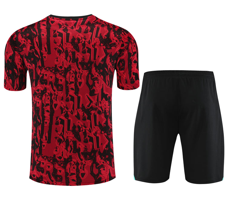 Conjunto Manga Manchester United Treino - Modelo Torcedor