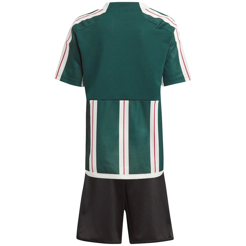 Conjunto Infantil Manchester United ll 2023/24 Verde - Modelo Torcedor