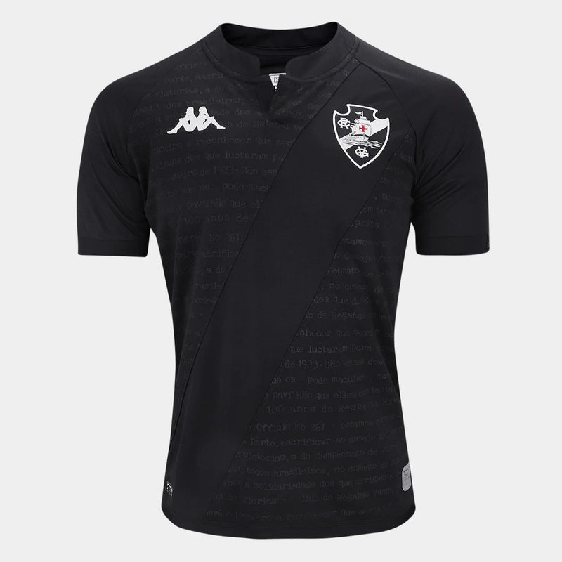 Camisa Vasco da Gama lll 2024/25 Preta - Modelo Torcedor