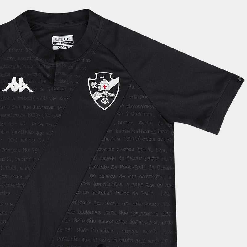 Camisa Vasco da Gama lll 2024/25 Preta - Modelo Torcedor