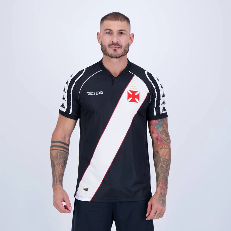 Camisa Vasco da Gama l 1998 Preta - Modelo Torcedor