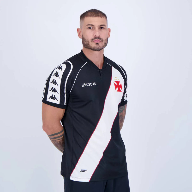 Camisa Vasco da Gama l 1998 Preta - Modelo Torcedor