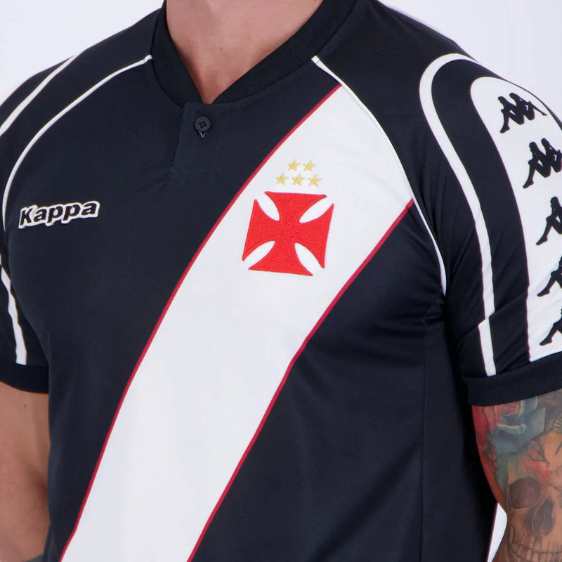 Camisa Vasco da Gama l 1998 Preta - Modelo Torcedor