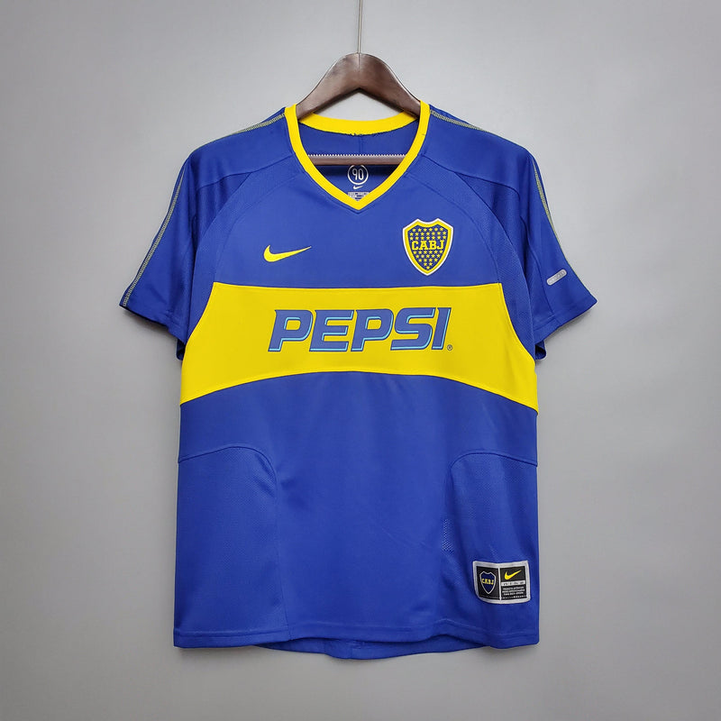 Camisa Retrô Boca Juniors 2003/04 Home - ResPeita Sports