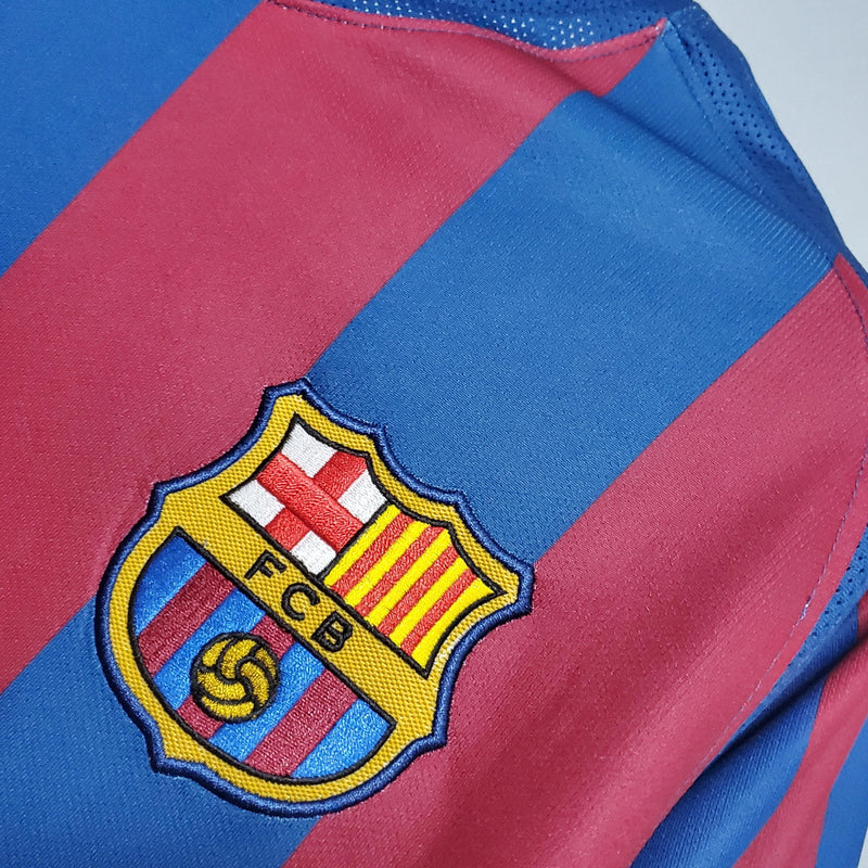 Camisa Retrô FC Barcelona 2006/06 Home Champions League Edition - ResPeita Sports