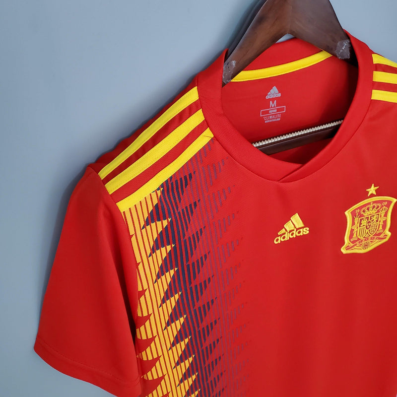 Camisa Retrô Seleção Espanha 2018/18 Home - ResPeita Sports