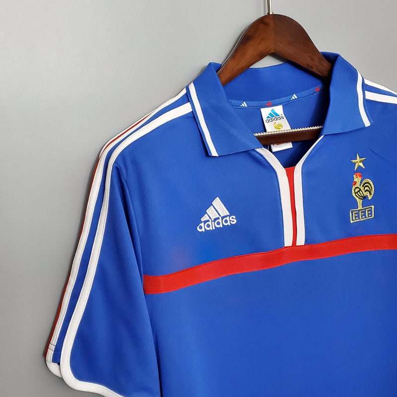 Camisa Retrô Seleção França 2000/00 Home - ResPeita Sports