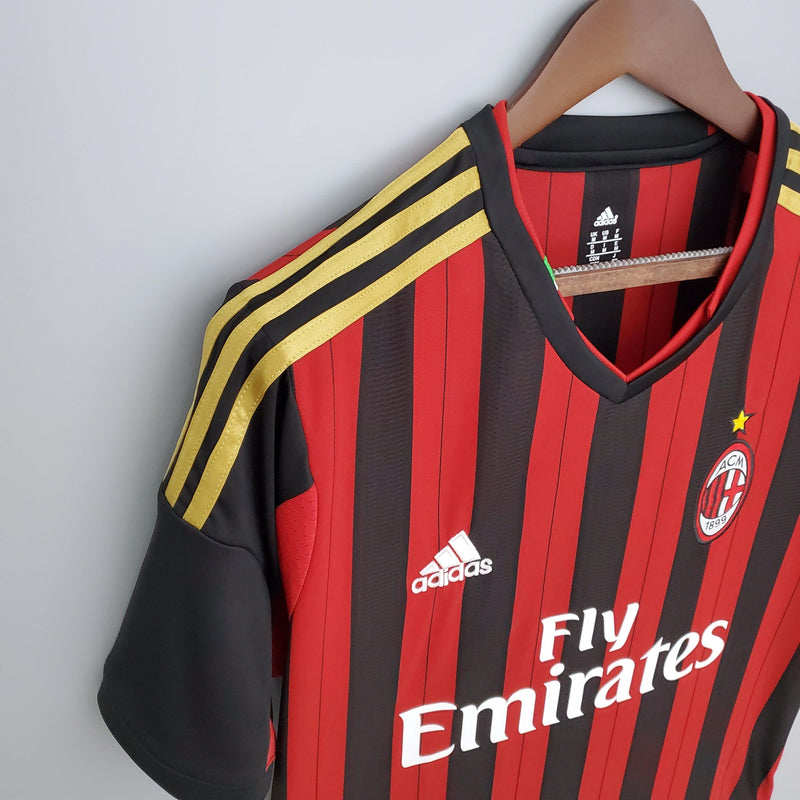 Camisa Retrô AC Milan 2013/14 Home - ResPeita Sports