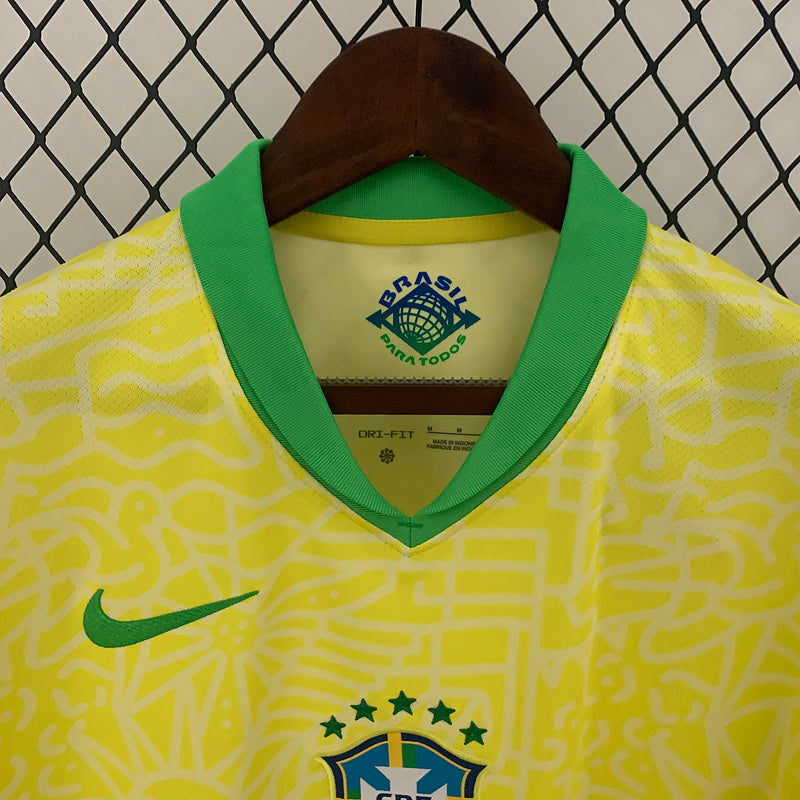 Camisa Seleção Brasil l 2024 Amarela - Modelo Torcedor