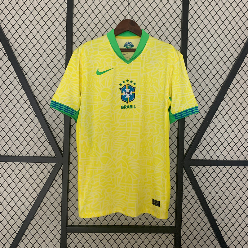 Camisa Seleção Brasil l 2024 Amarela - Modelo Torcedor