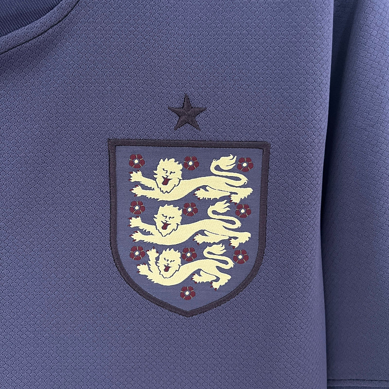 Camisa Seleção Inglaterra ll 2024 Roxa - Modelo Torcedor