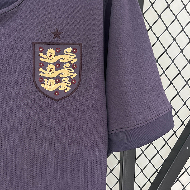 Camisa Seleção Inglaterra ll 2024 Roxa - Modelo Torcedor