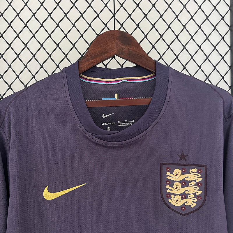 Camisa Seleção Inglaterra ll 2024 Roxa - Modelo Torcedor