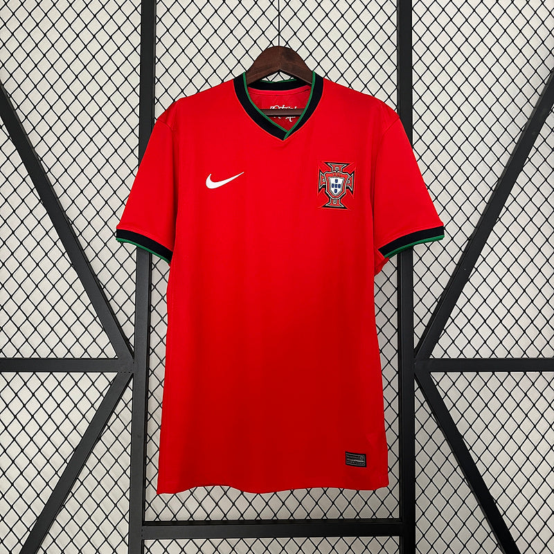 Camisa Seleção Portugal l 2024 Vermelha - Modelo Torcedor